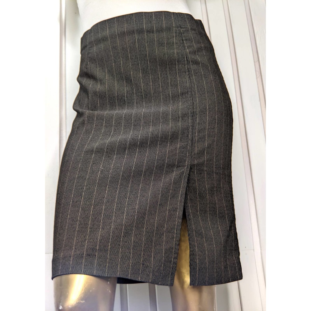 Womens Wildlife Sportswear Pencil Tube Skirt Black Print Professional Y2K Size 8